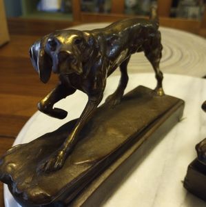Antique Bronze Bookends